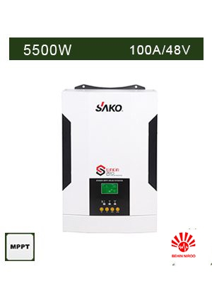 سانورتر ۵۵۰۰W، ۴۸V ، ۱۰۰A برند SAKO مدل SUNON PRO ۵.۵KW